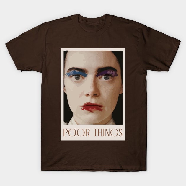 poor things illustration art T-Shirt by Venus Print